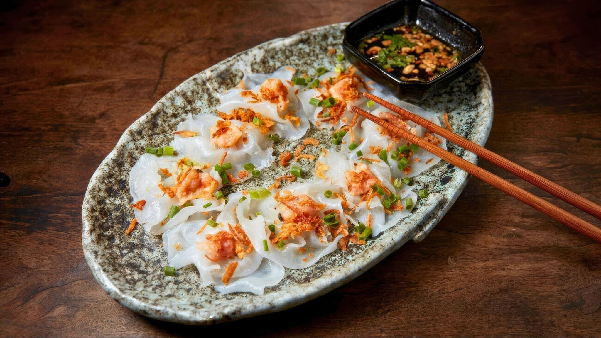 White Rose Restaurant is known for its delicate white rose dumplings