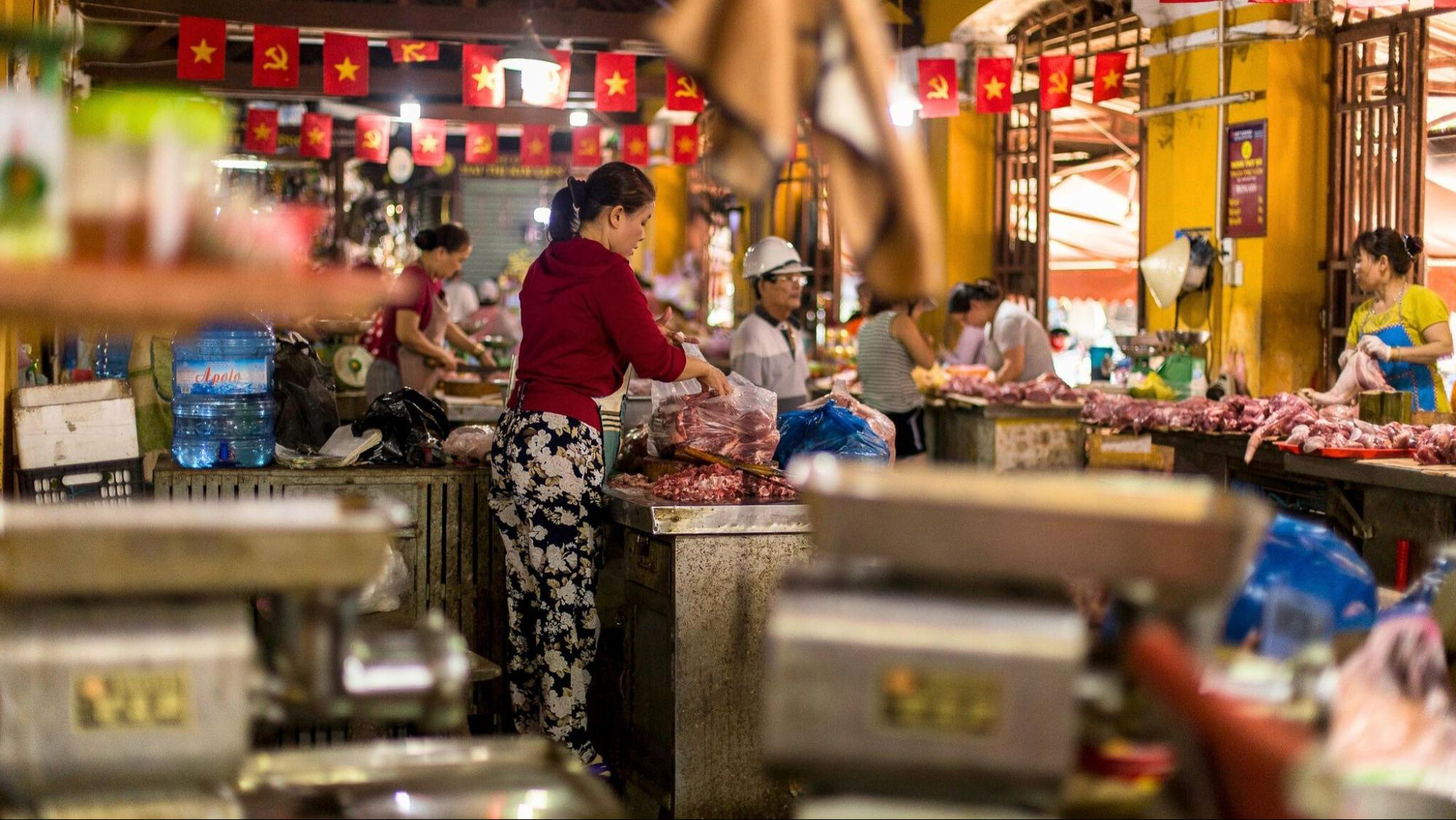 Hoi An Central Market offers an array of local dishes