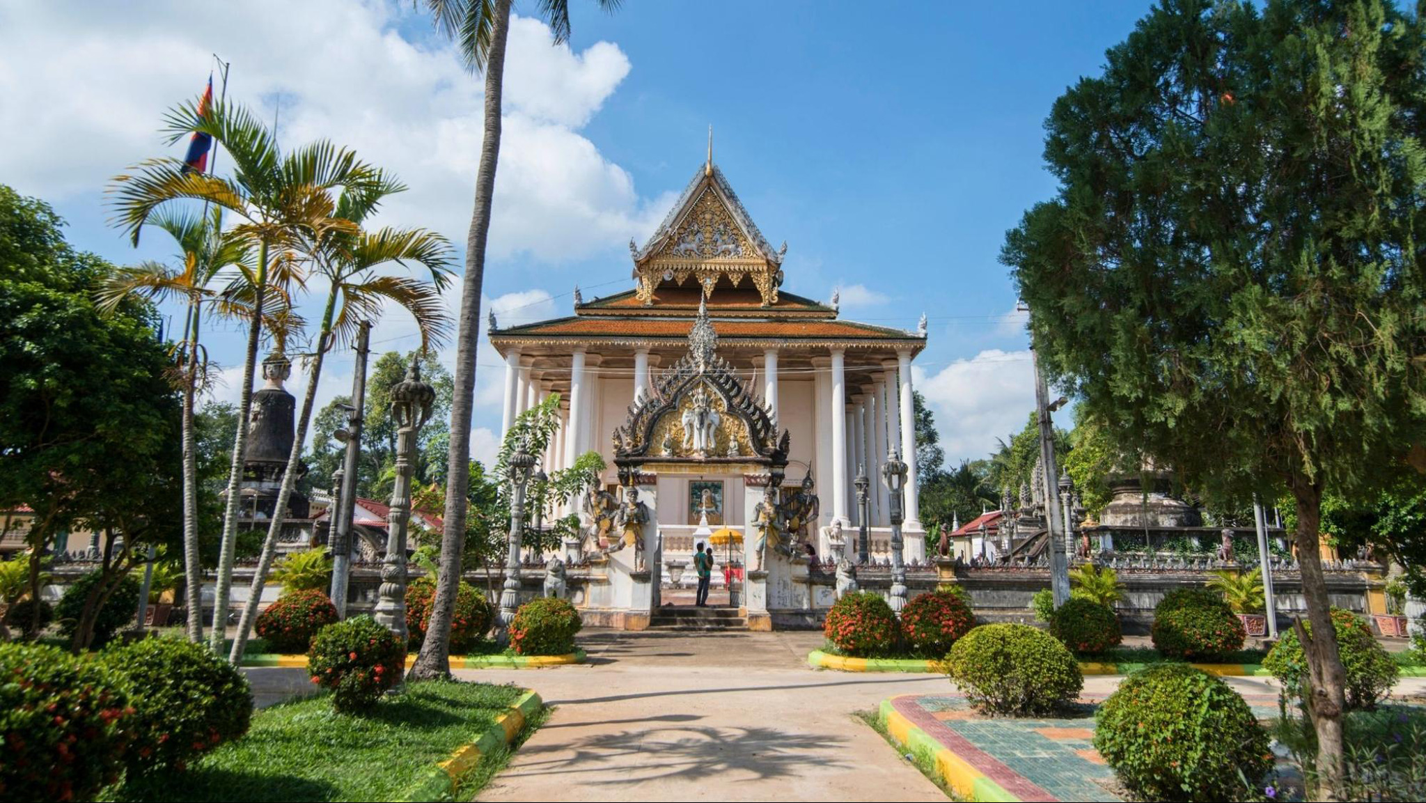 Battambang features Cambodian iconic cultural and religious constructions