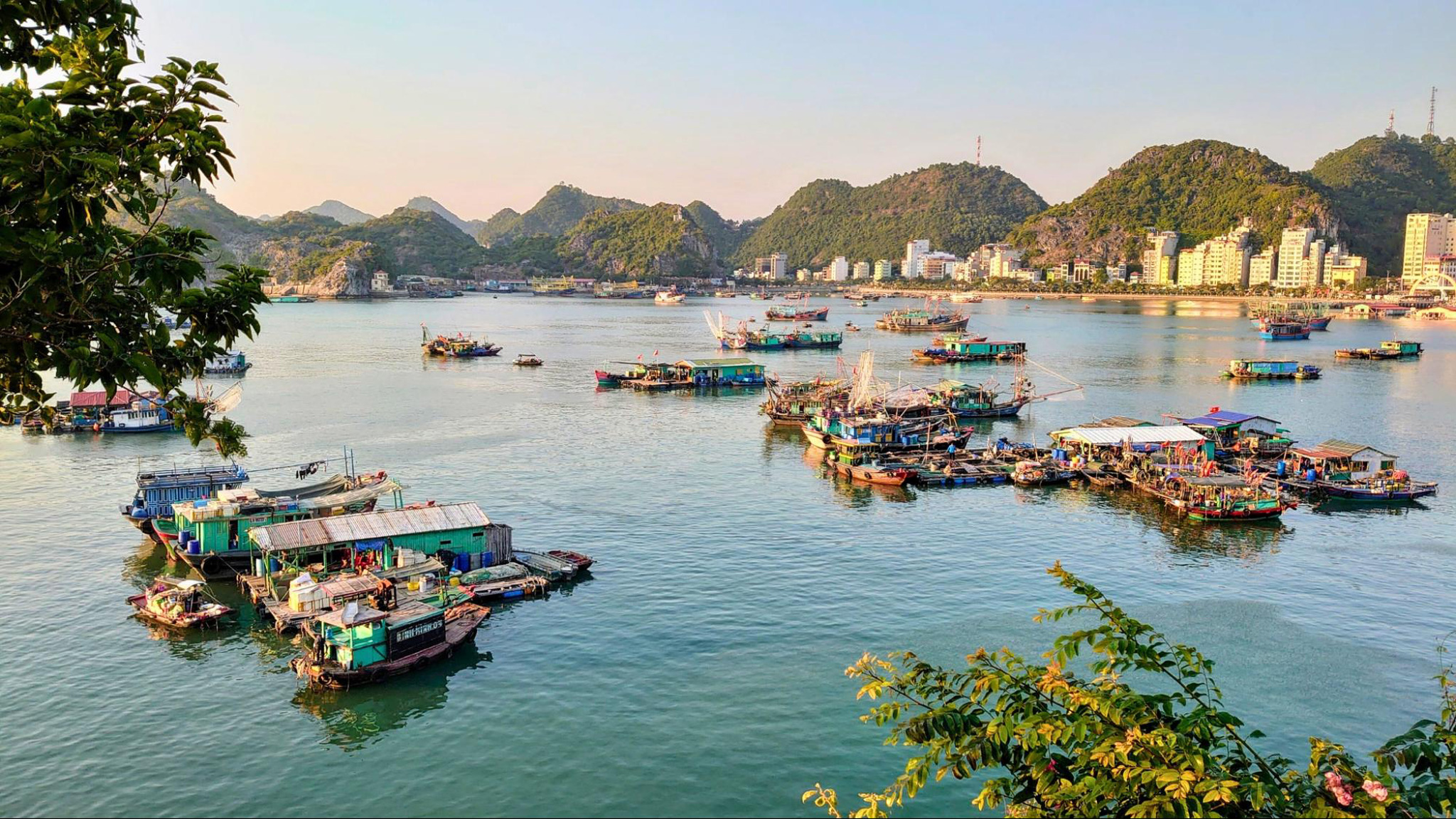 Cat Ba features stunning limestone islands and beautiful nature