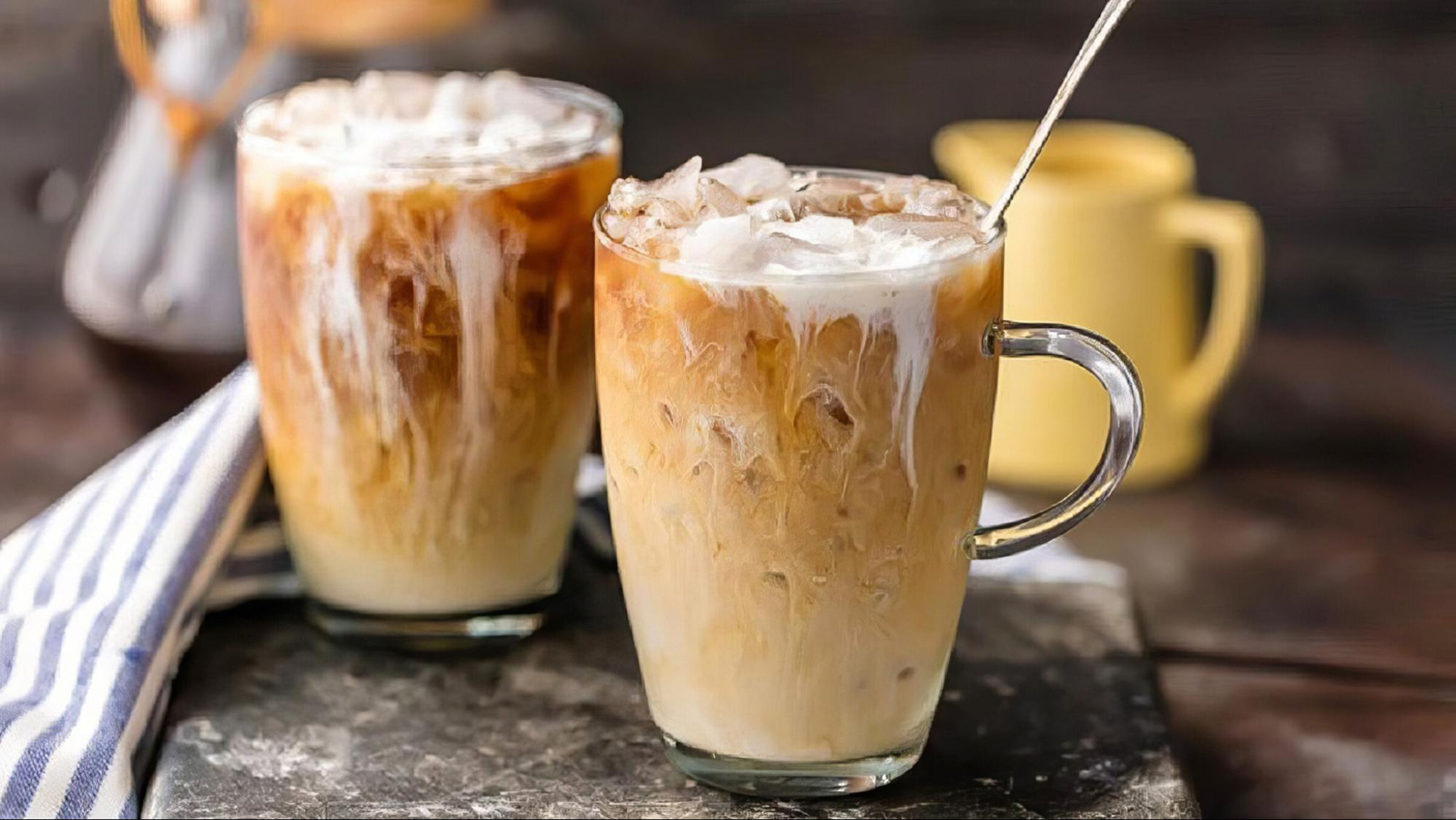 Milk coffee is bold and sweet, with rich coffee and creamy condensed milk