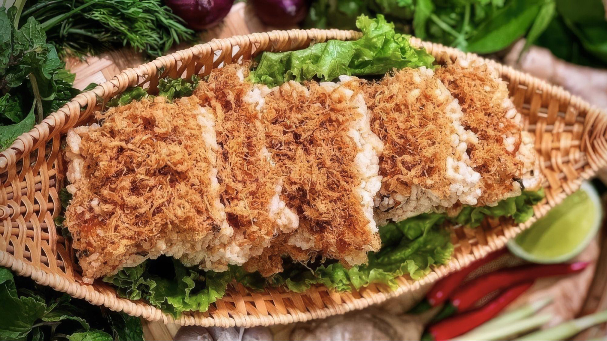 Ninh Binh&rsquo;s famous scorched rice offers a deliciously crispy taste of Vietnamese tradition