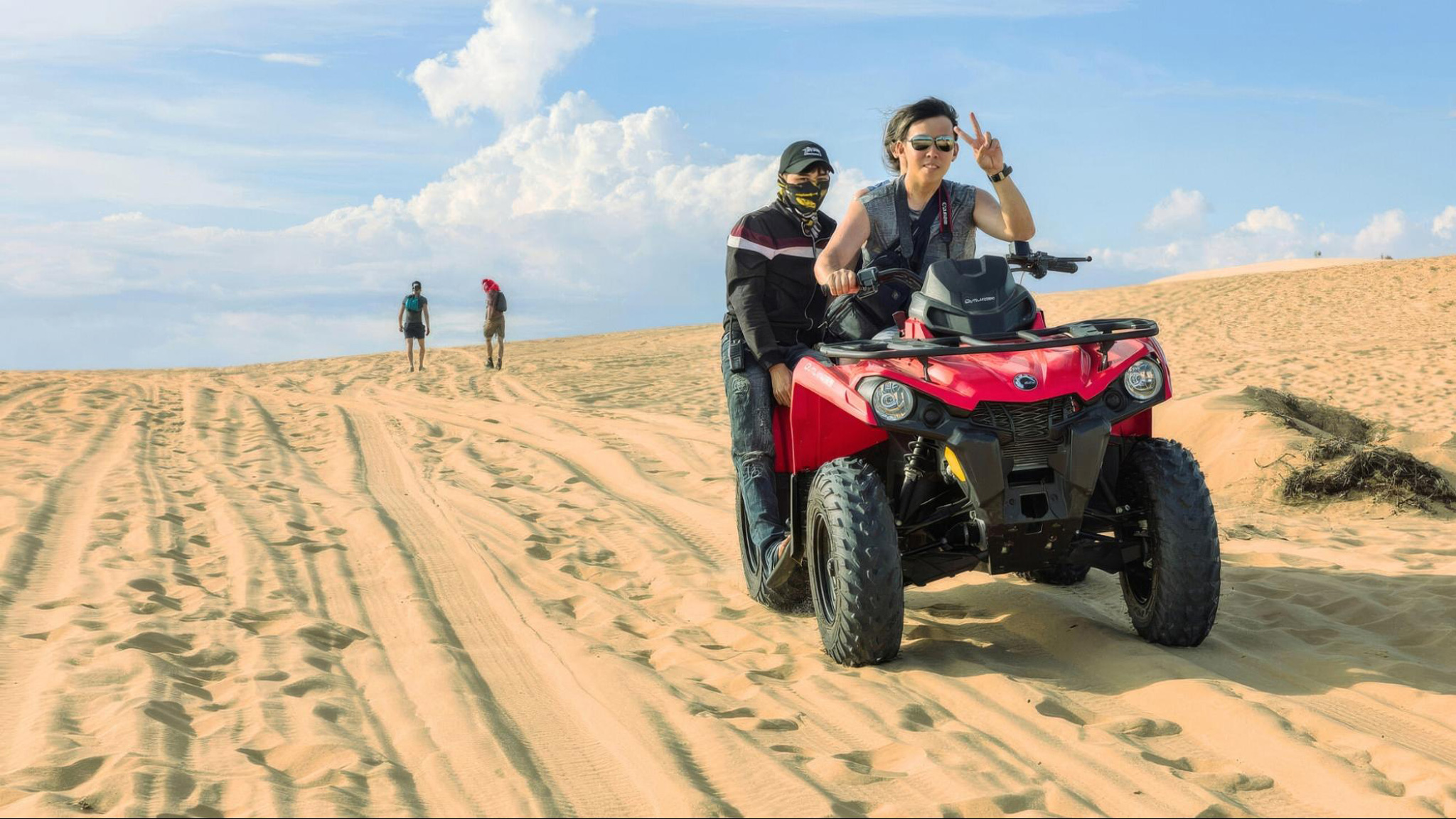 The White Sand Dunes in Mui Ne is perfect for thrilling sandboarding adventures