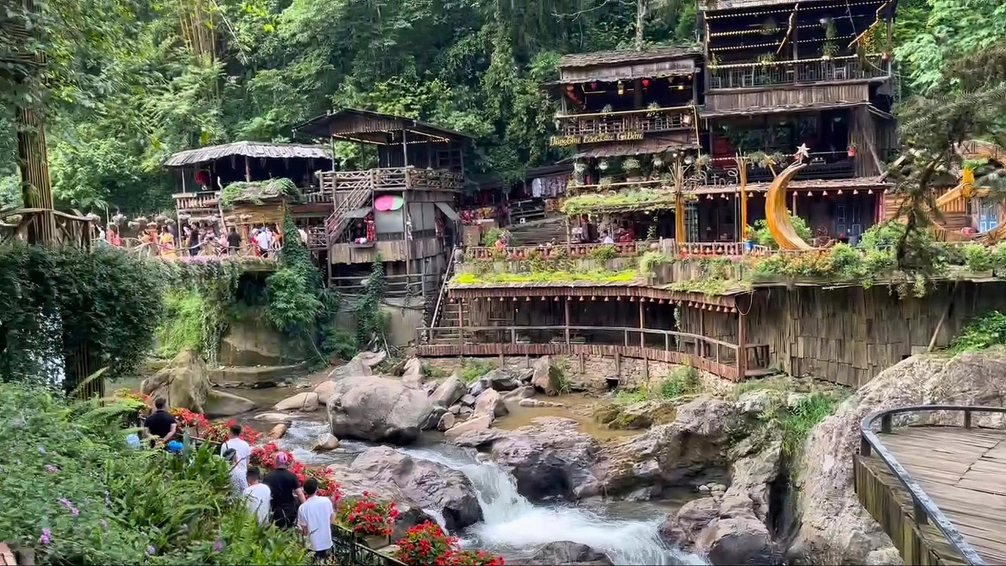 Cat Cat Village offers a glimpse into Hmong culture amid stunning hills and waterfalls