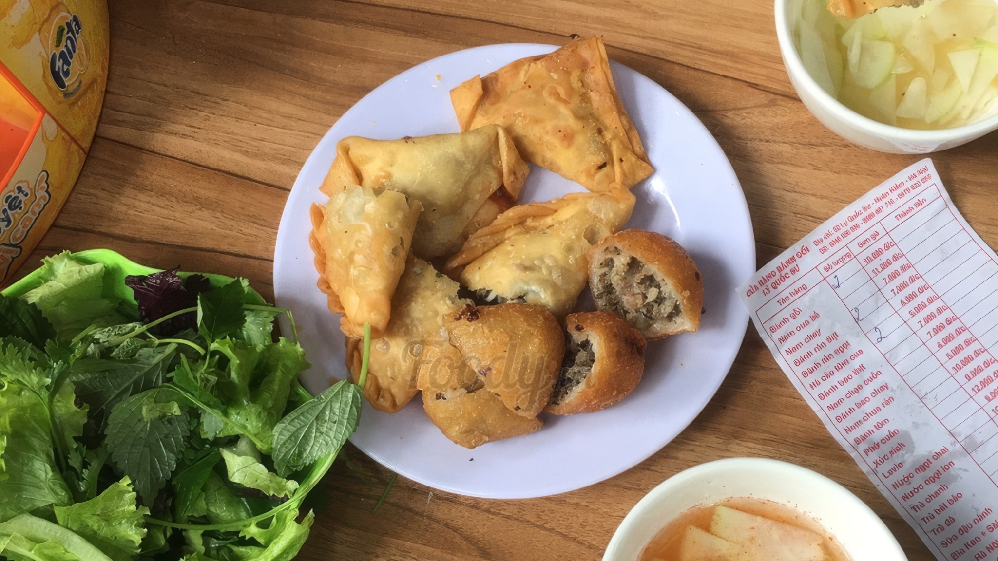 Quan Goc Da - a must-visit for crispy and flavorful Banh Goi