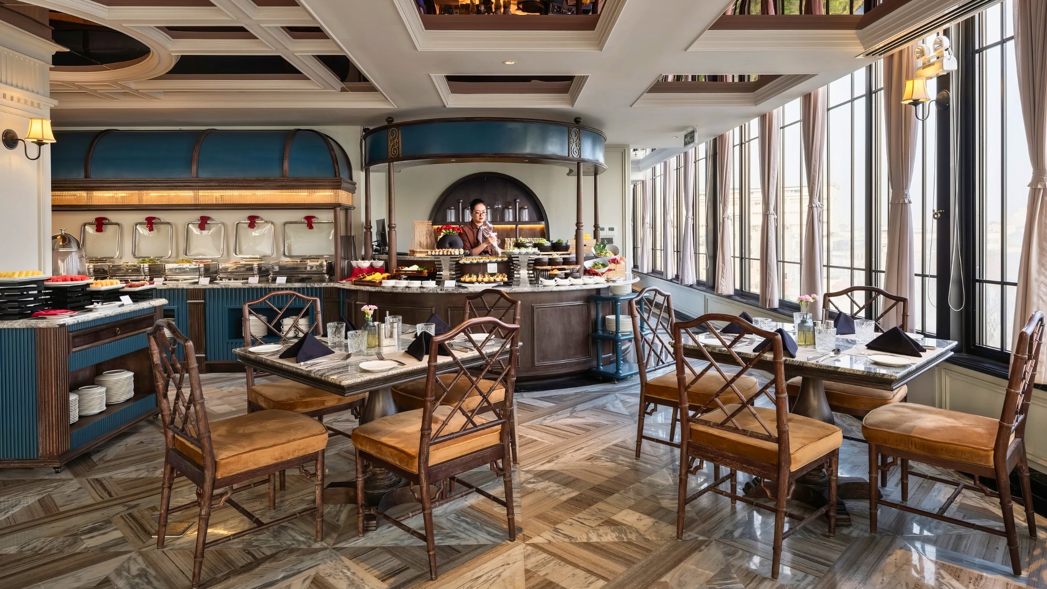 Ding Doong Restaurant Combines Classic Asian European Architecture With A Peaceful Atmosphere, Located In Hanoi's Historic Old Quarter