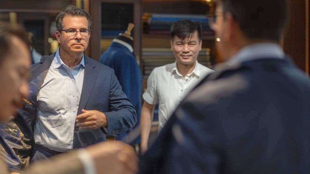 Cao Tailor blends premium fabrics with decades of expertise