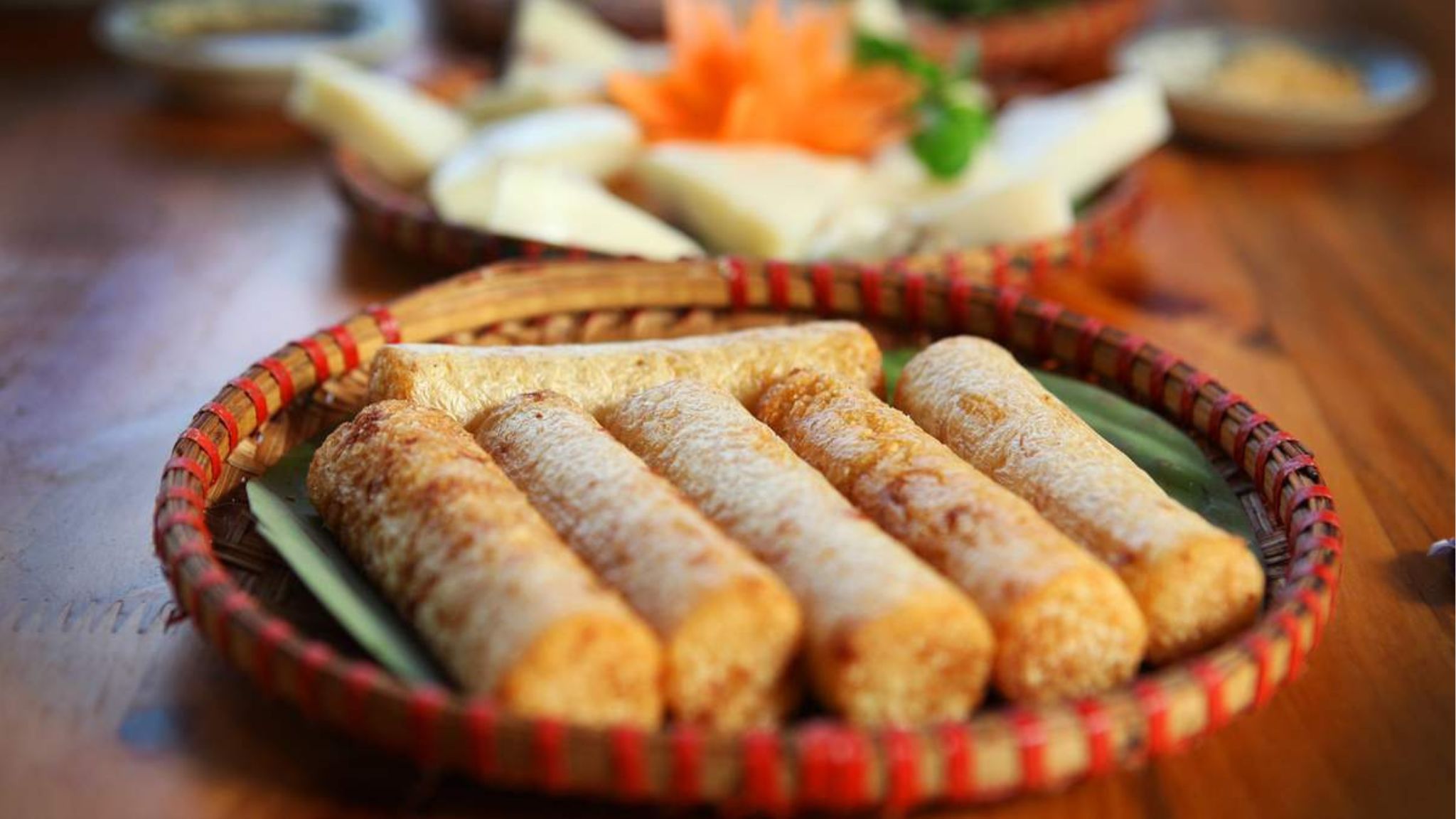 Bamboo tube rice is a rustic Sapa specialty often enjoyed with grilled meats or sesame salt