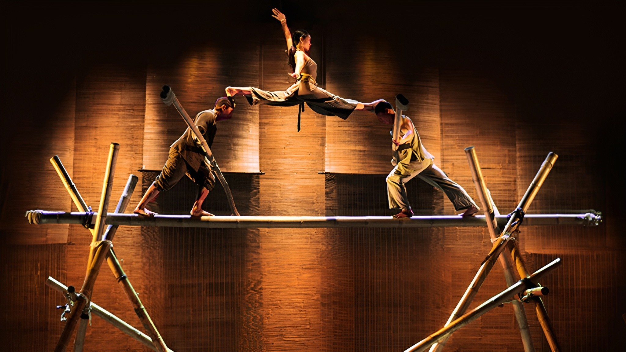 The A O Show fuses bamboo cirque, dance, and acrobatics to reflect Vietnam&rsquo;s rural spirit