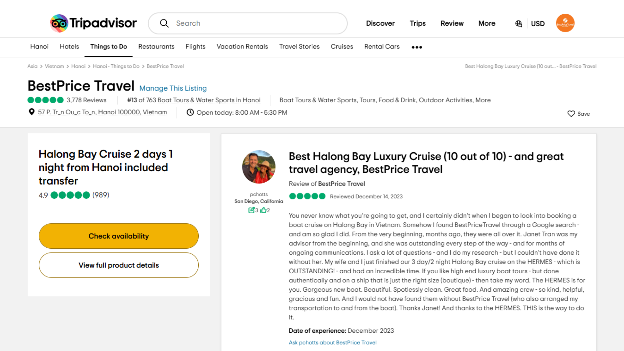 Mr Peter C From San Diego, California