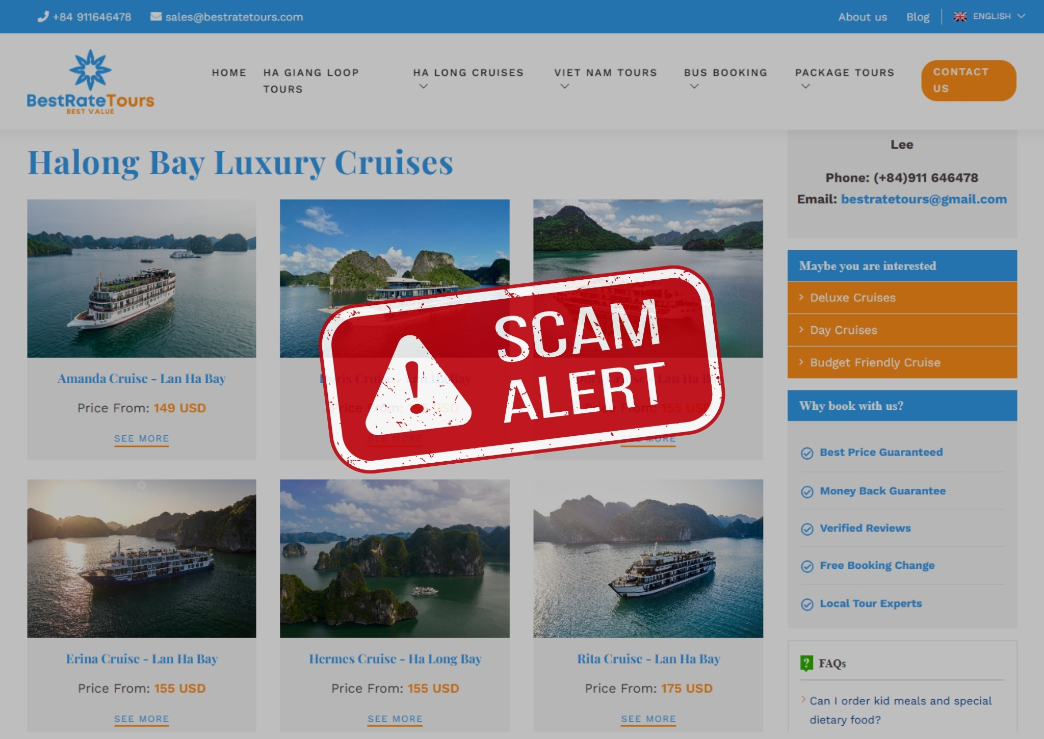 Fraudulent Travel Agents