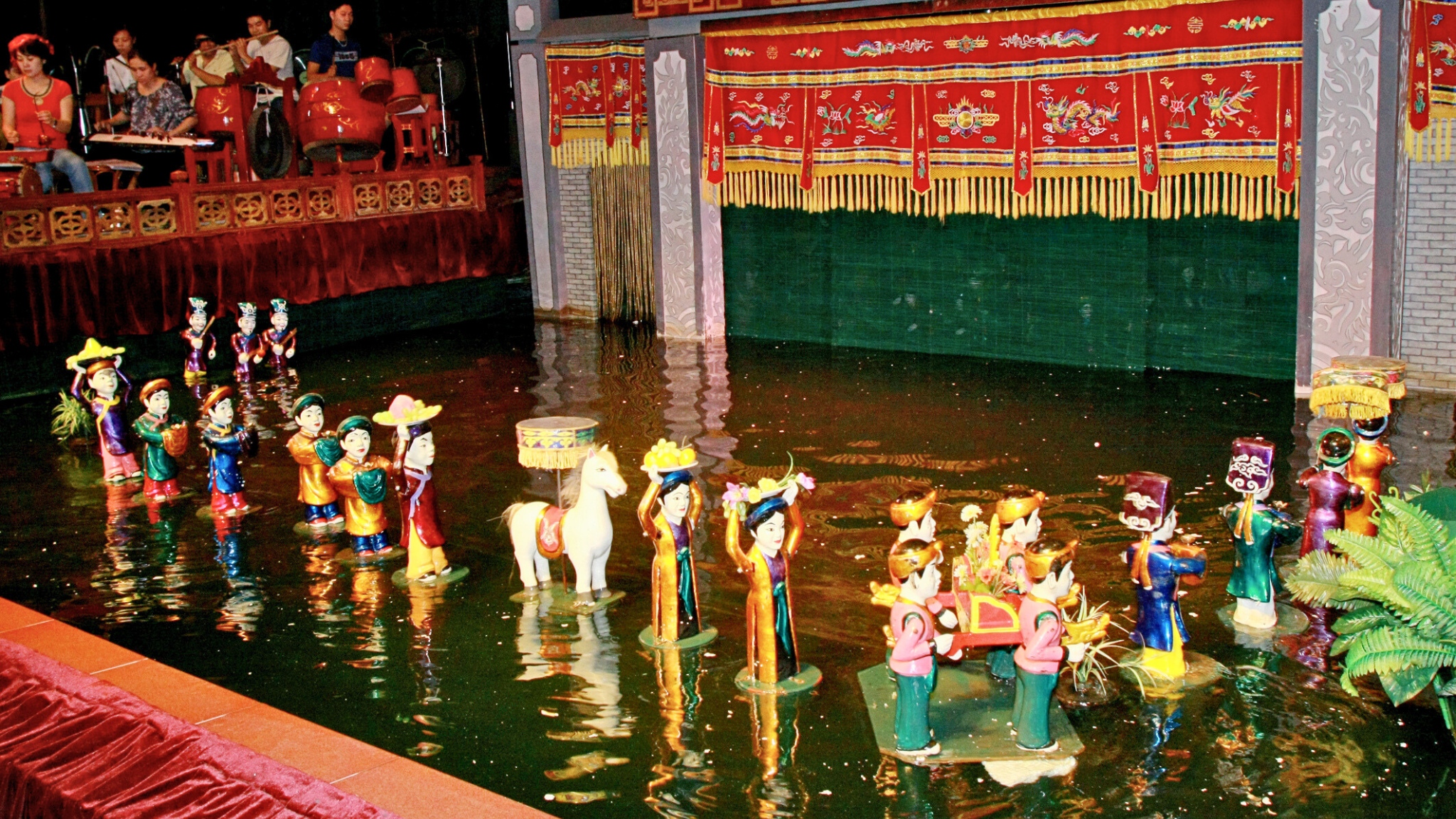 Watch a Water Puppet Show
