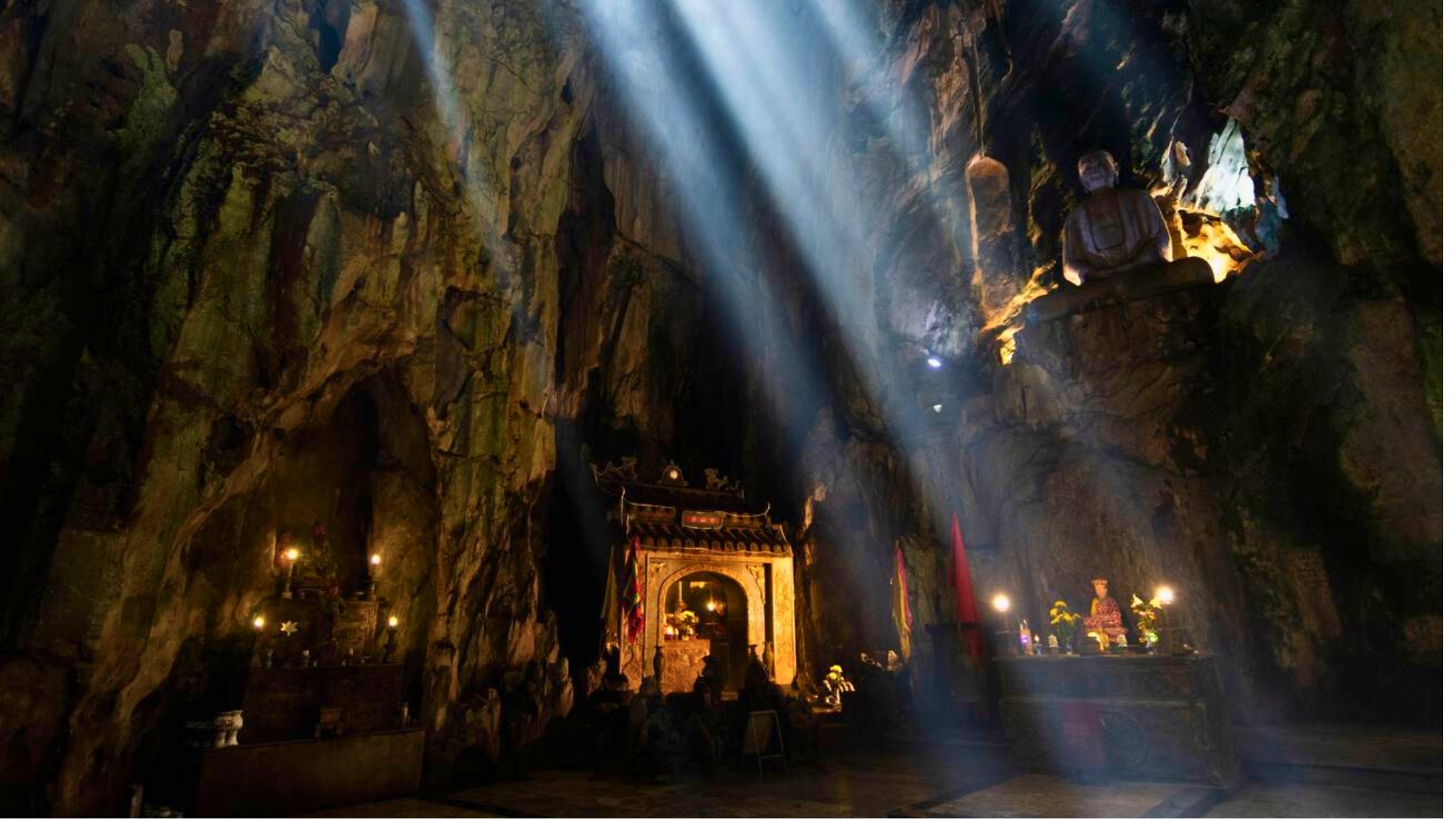 Am Phu Cave Descends Into A Cool, Damp World Of Dripping Walls And Misty, Slippery Paths