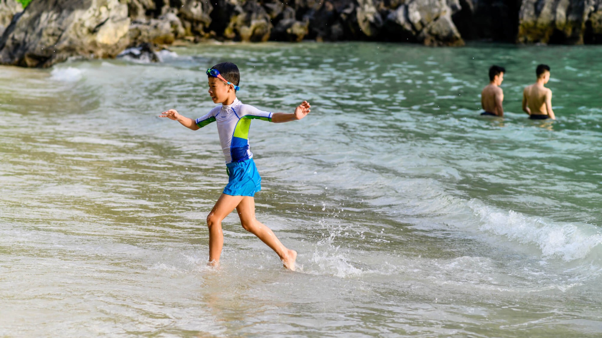 Relax At Bai Chay Beach In The Late Afternoon To Recharge For Your Next Adventure