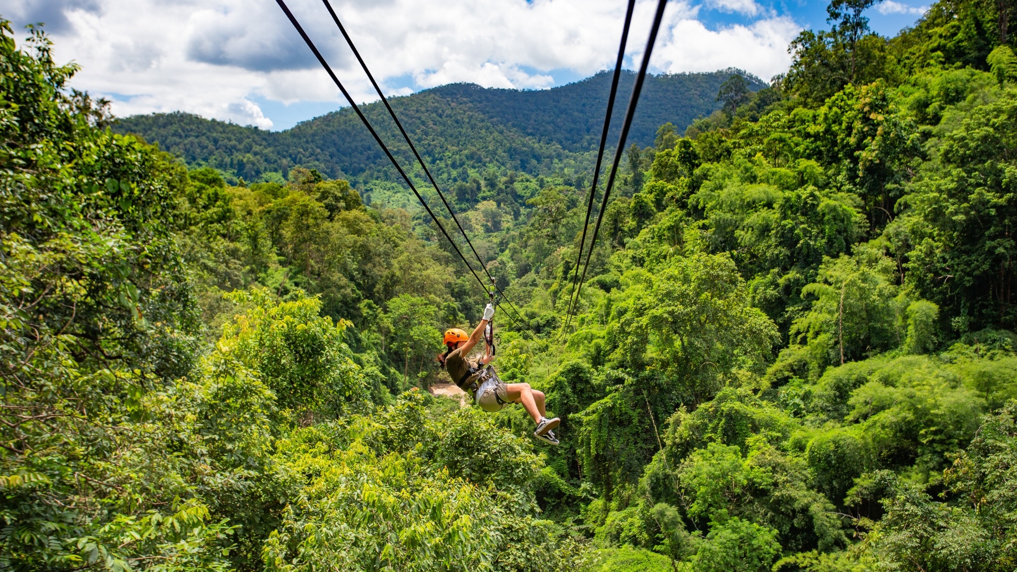 Thrilling Zipline Ride In Chiang Mai's Jungle