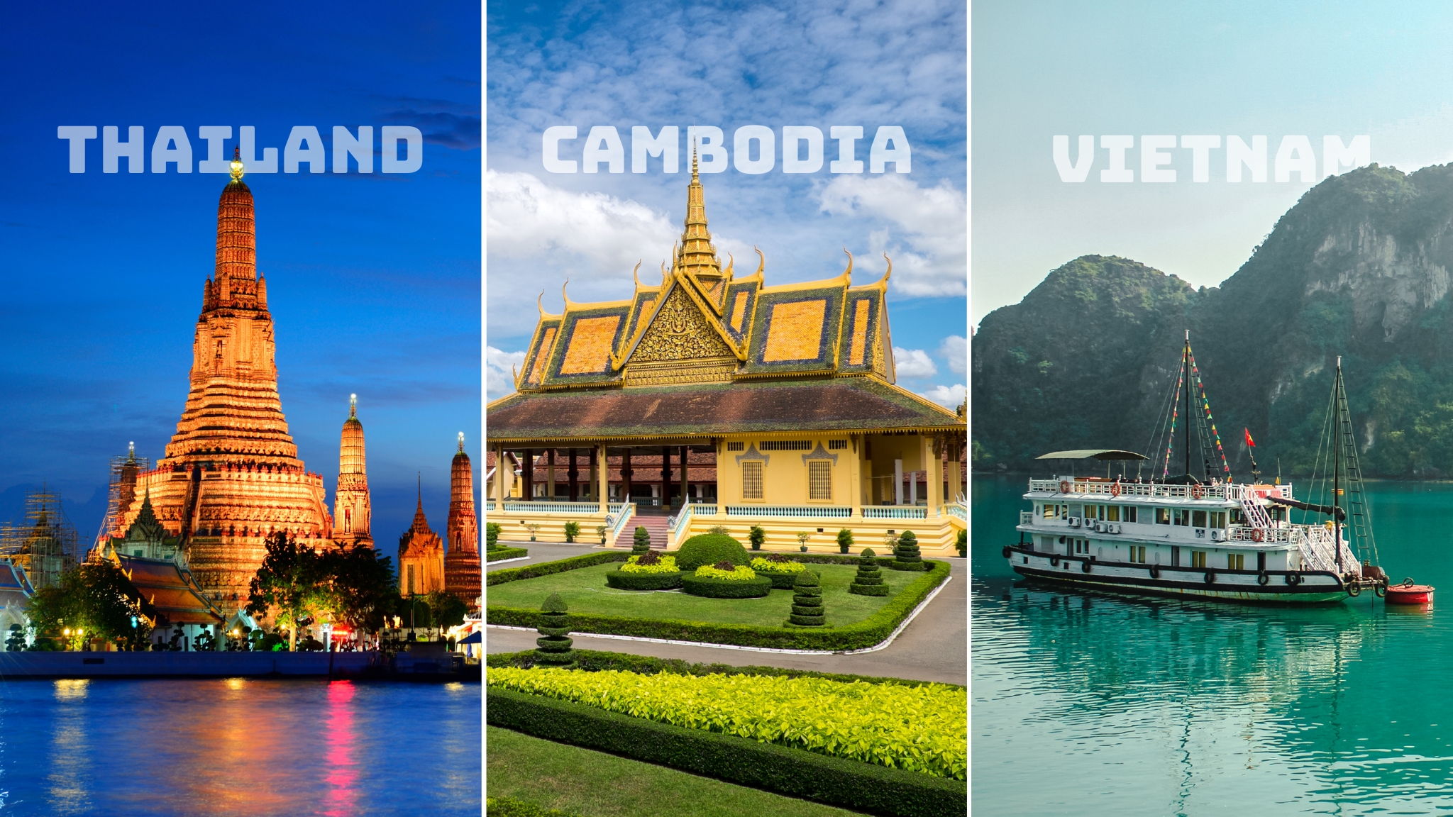 Iconic Landscapes From Thailand, Cambodia And Vietnam