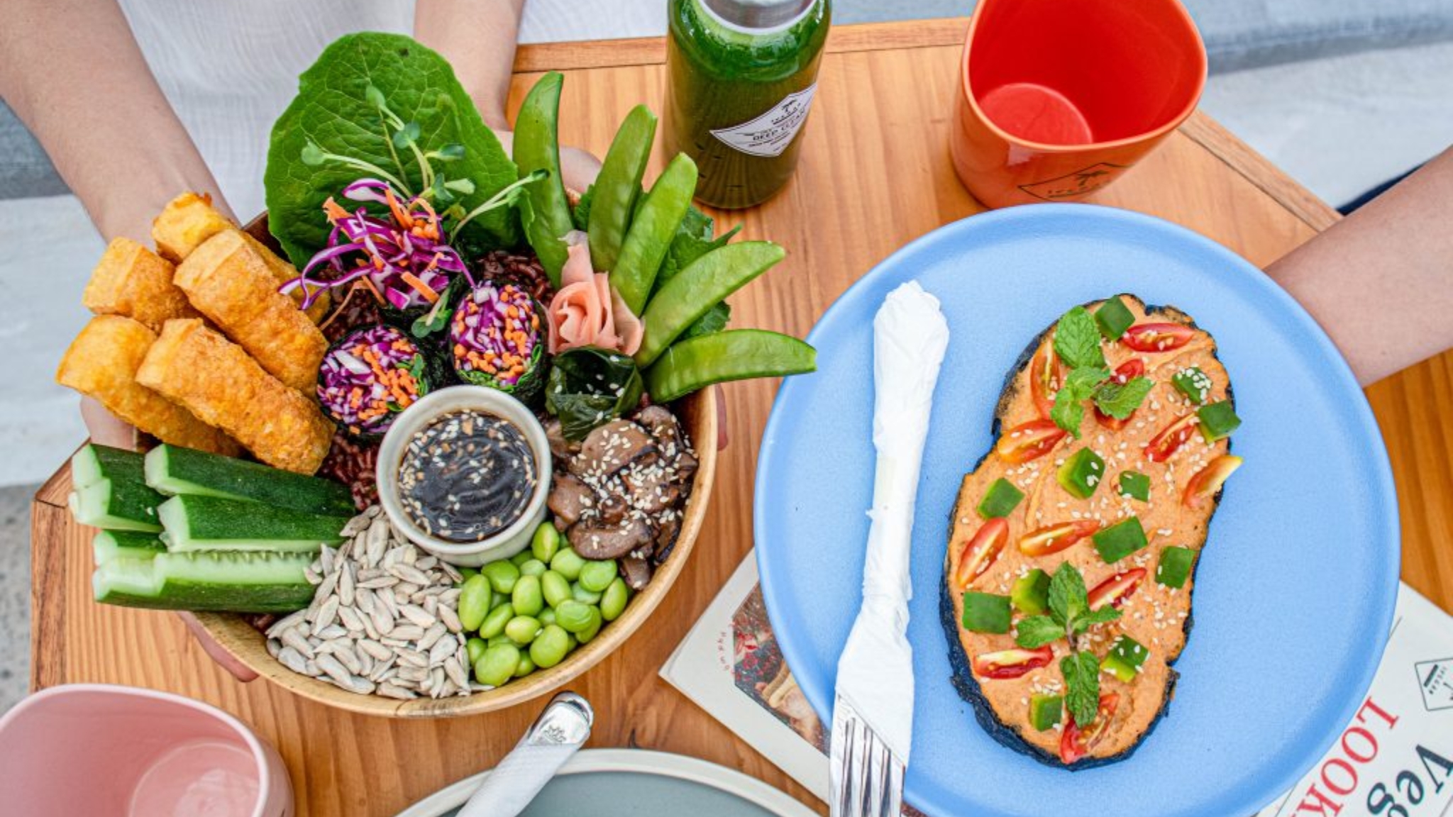 A Burst Of Color And Flavor In Plant Based Cuisine