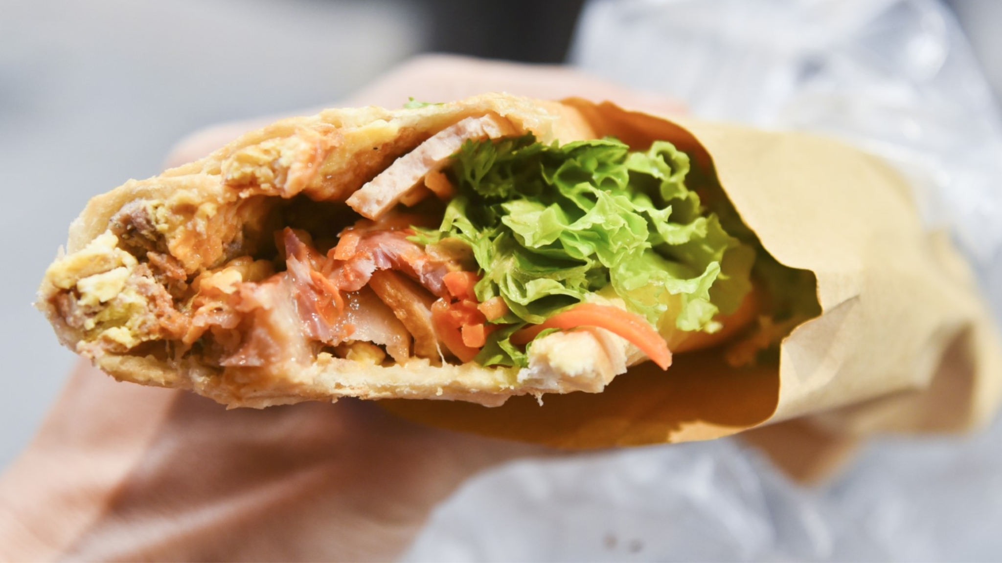 Delicious Banh Mi Mama At A Small Stall