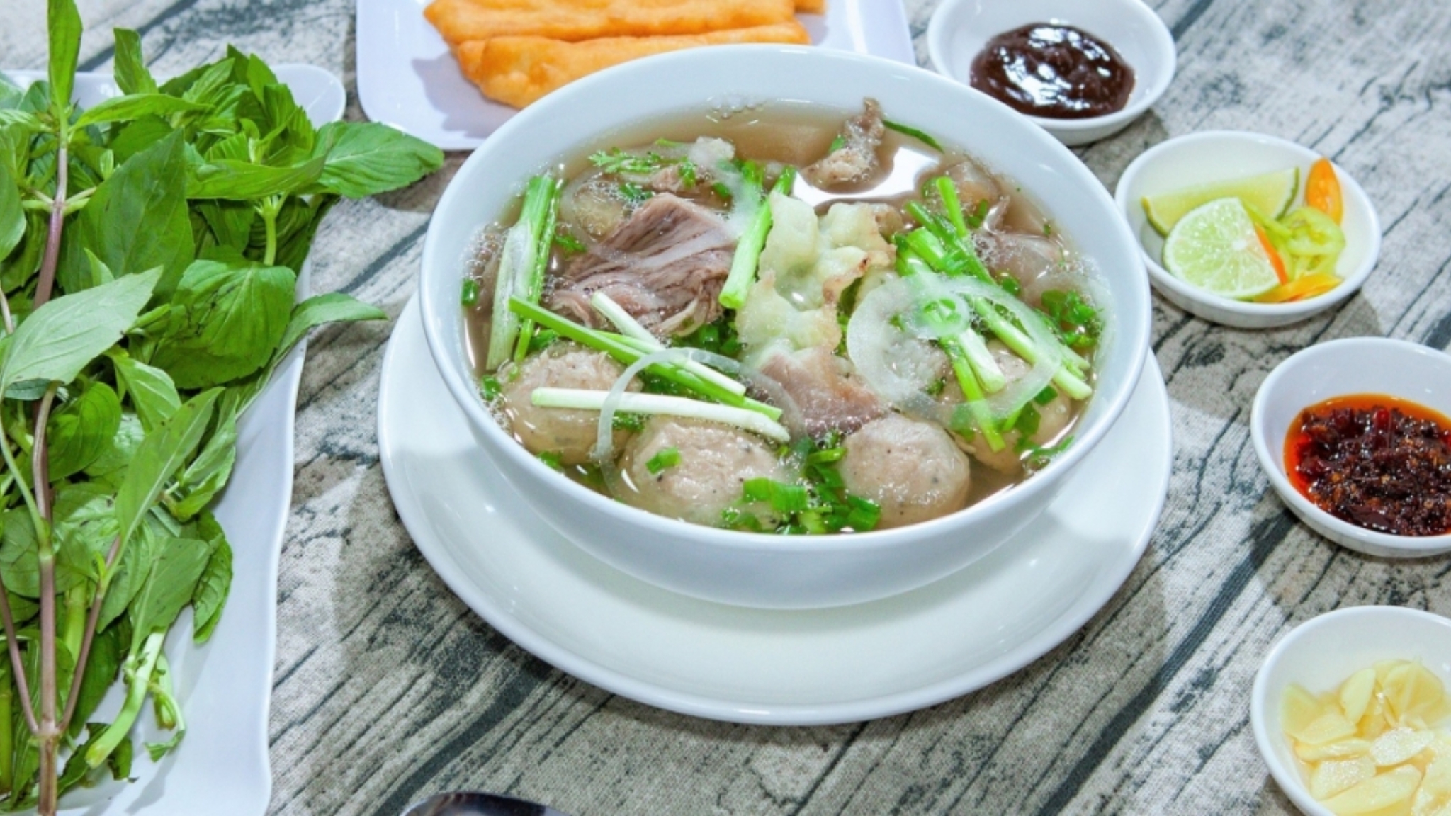 Traditional Beef Pho At Pho Ly Quoc Su