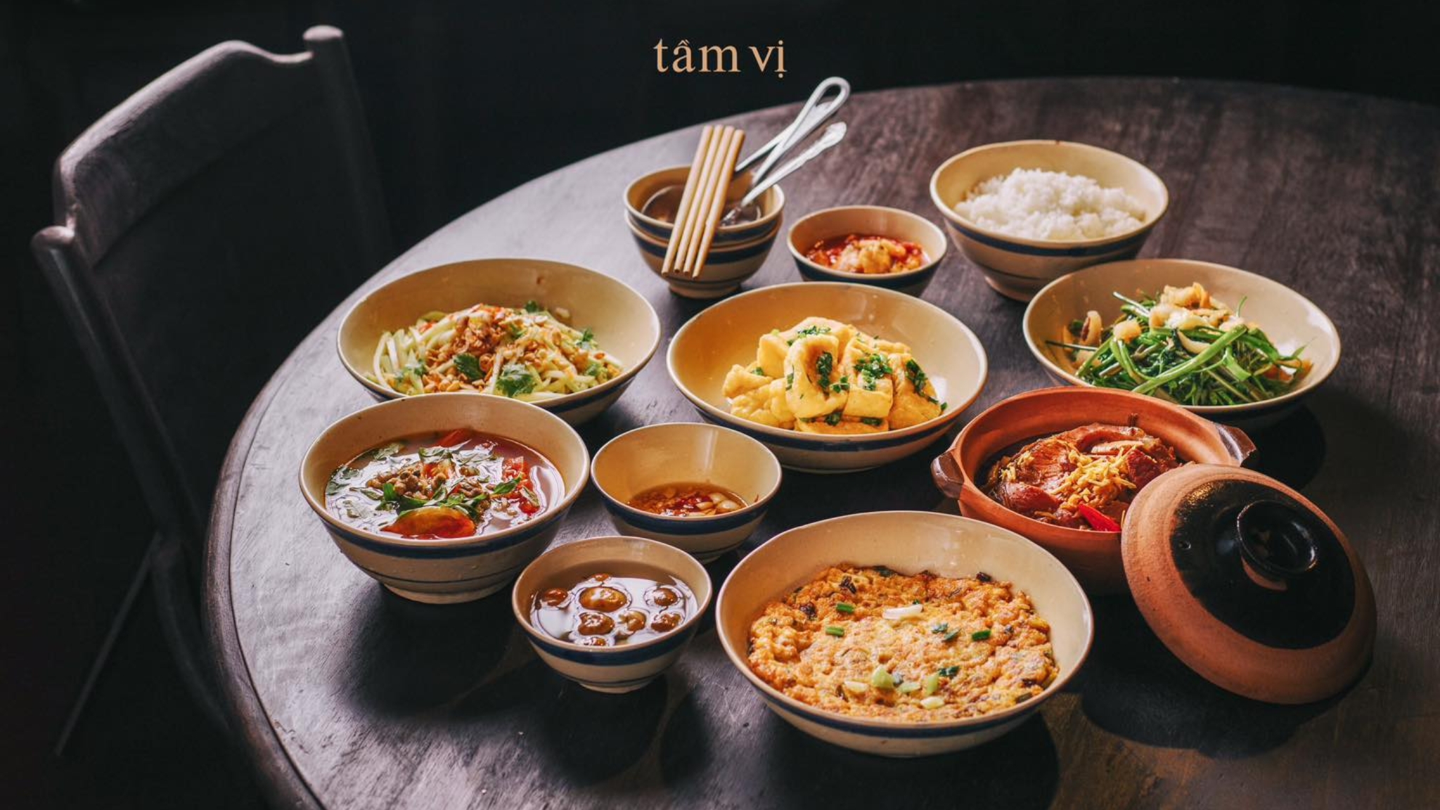 A Humble Meal Served With Steaming Hot Rice And Familiar Aromas By Tam Vi