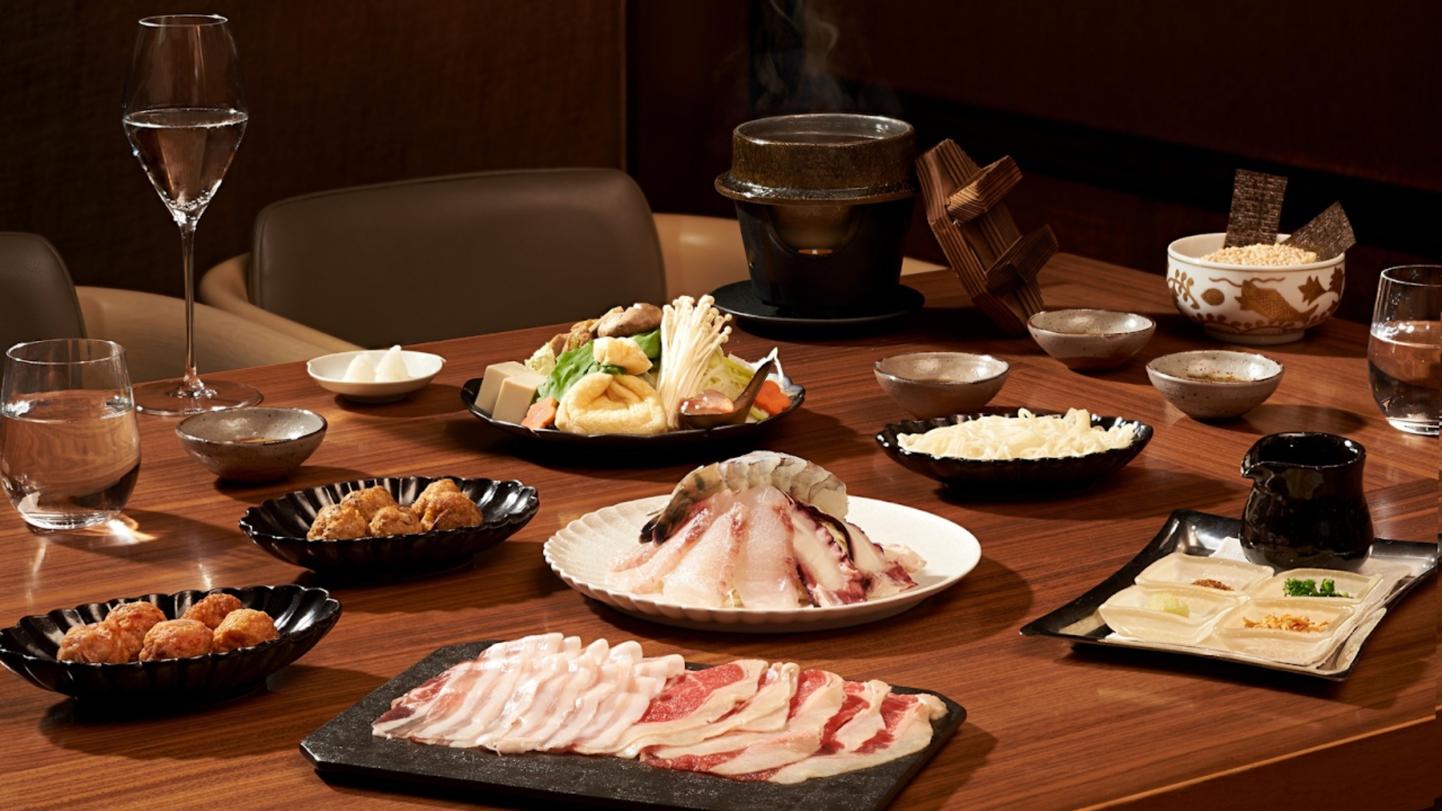 Premium Japanese Hotpot Set, Arranged For A Comforting Dinner By Koki