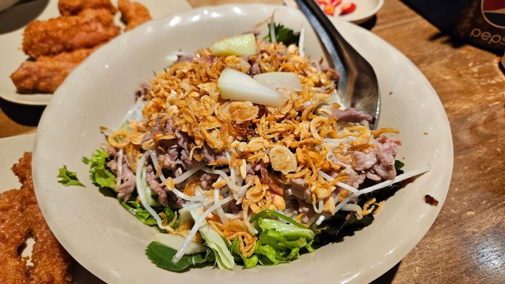 A Flavorful Southern Vietnamese Beef Noodle Salad