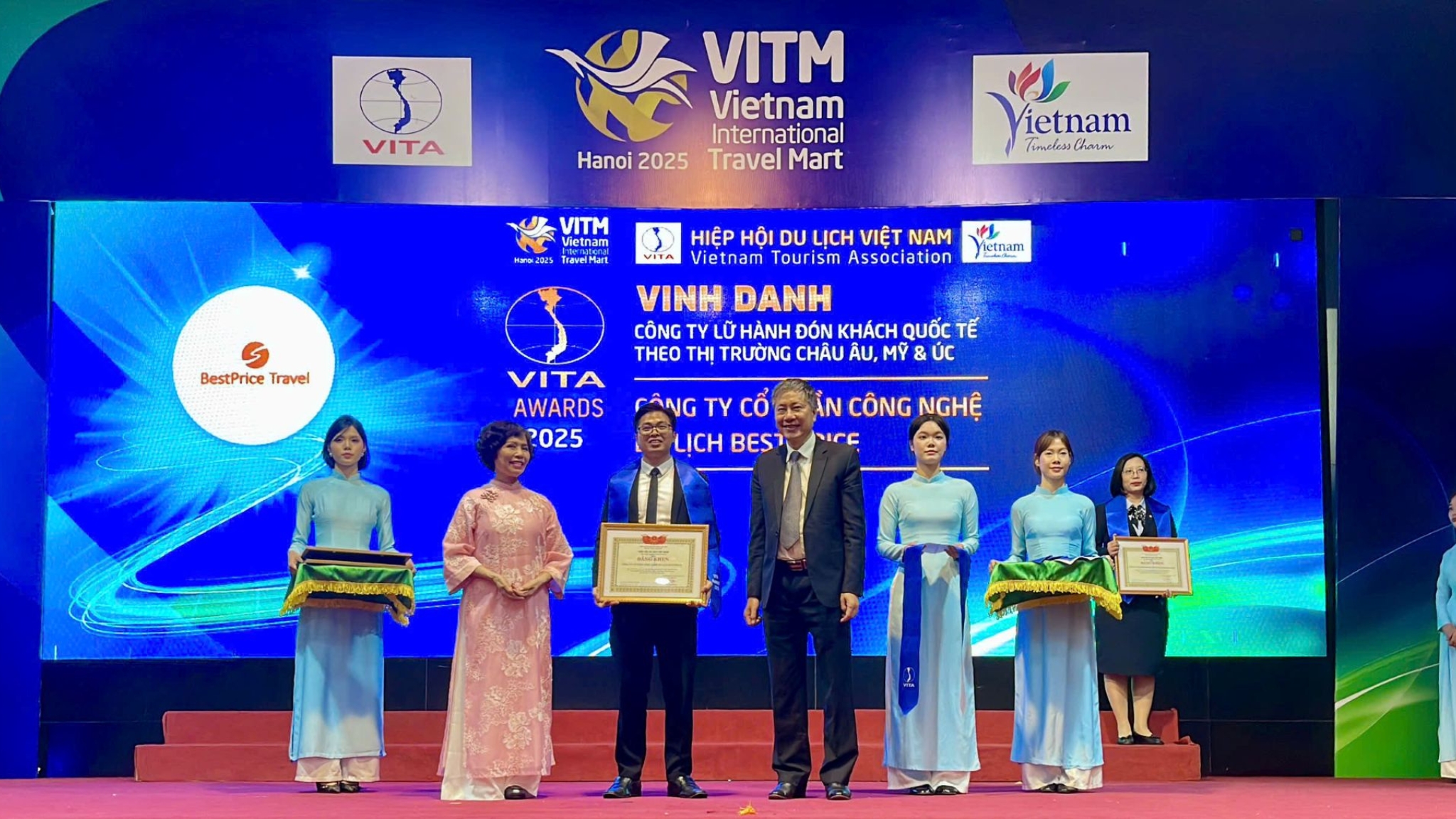 BestPrice Travel Was Honored As The Outstanding International Tour Operator For Inbound Visitors From Europe, The US, And Australia In 2024