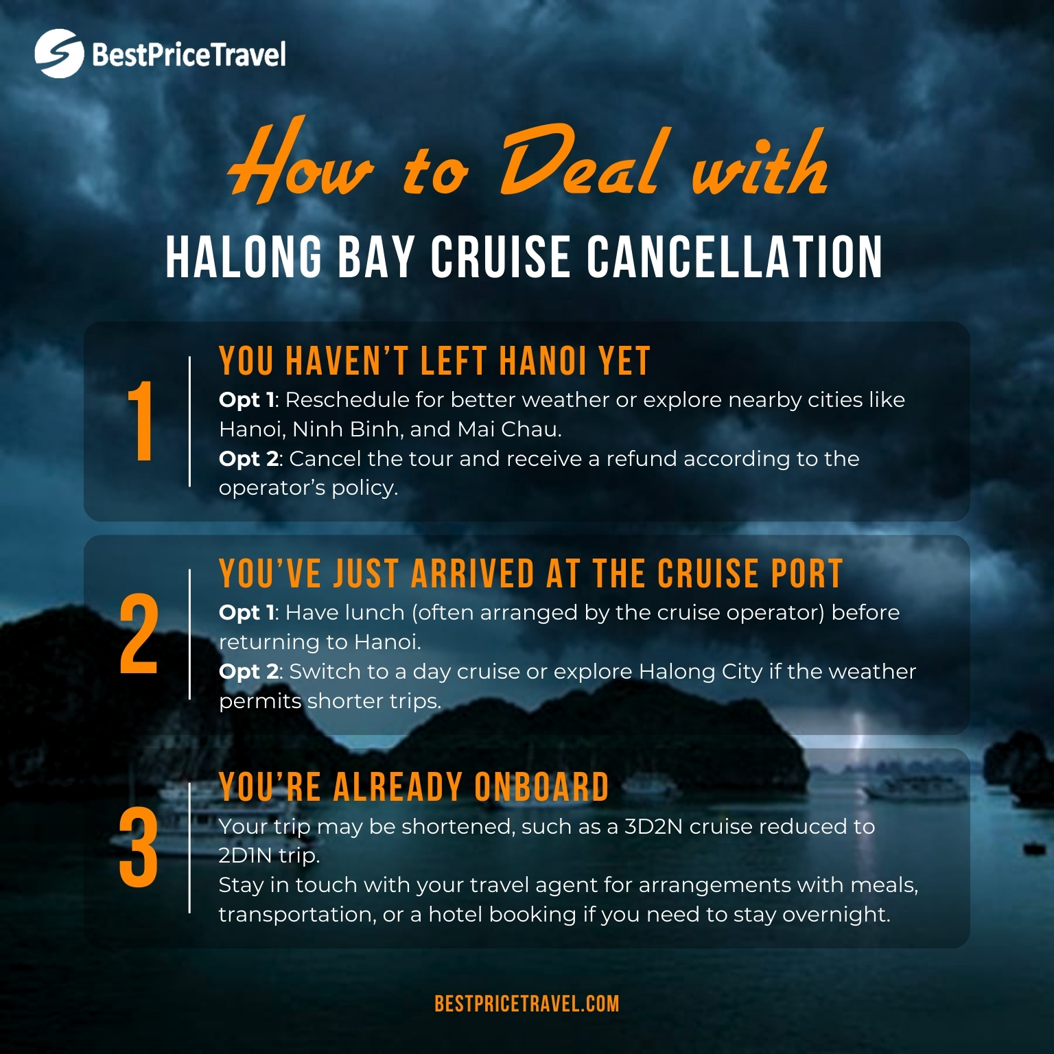 How To Deal With Halong Bay Crusie Cancelled
