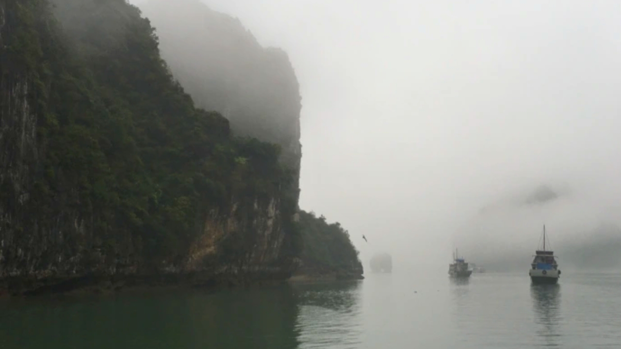 Halong Bay Foggy 