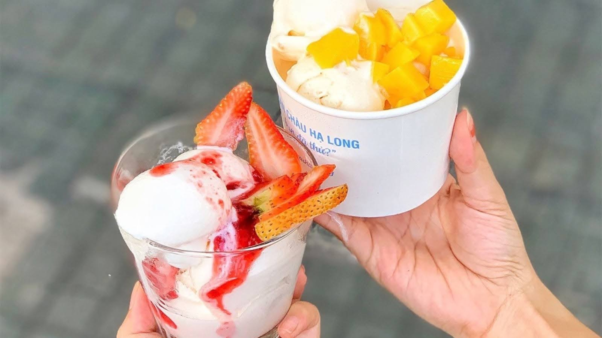 Ha Long Pearl Yogurt With Creamy Yogurt And Chewy White Pearls