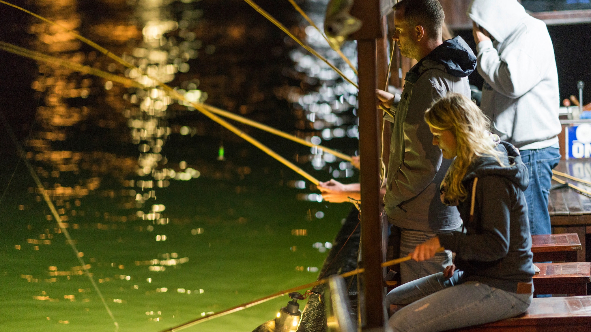 Night Squid Fishing On A Halong Bay Cruise For An Adventurous Experience