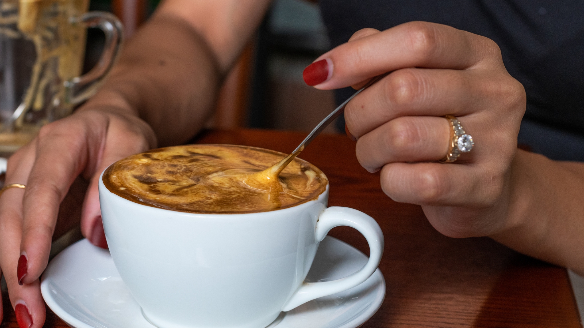 Sip Egg Coffee In A Cozy Cafe Amid Sudden Showers