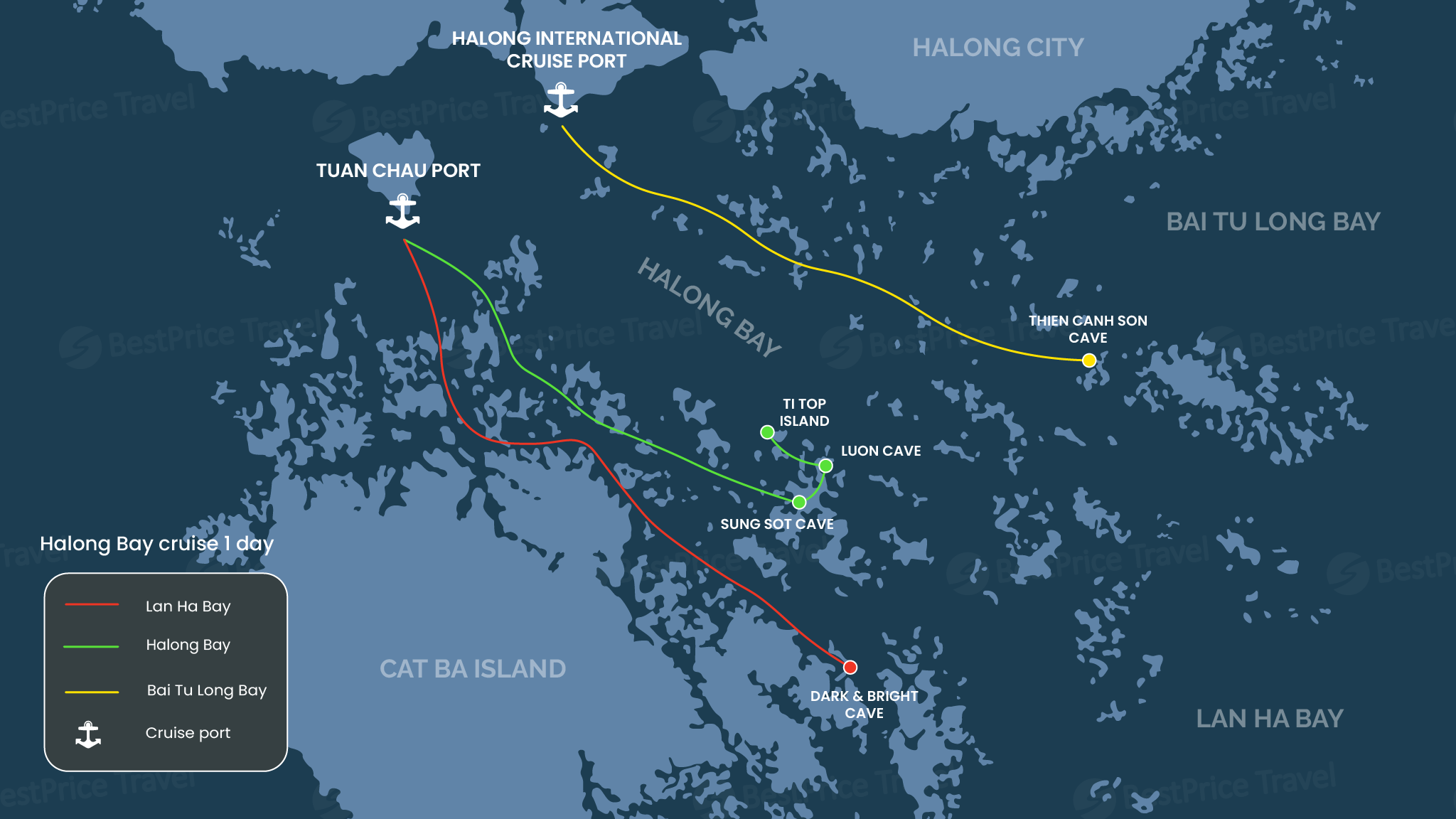 Halong Bay 1 day itinerary
