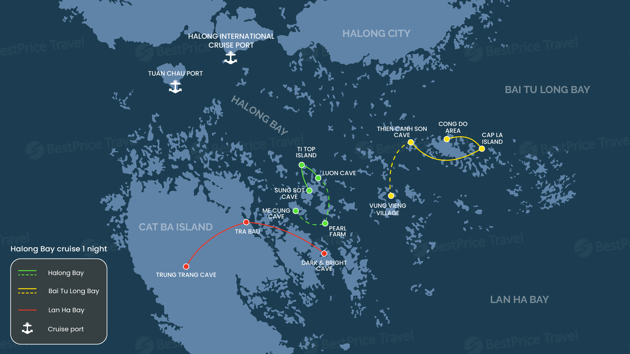 Halong Bay Cruise 2 Days Itinerary