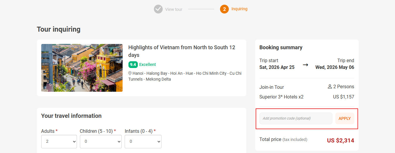 BP100 Apply Voucher Code