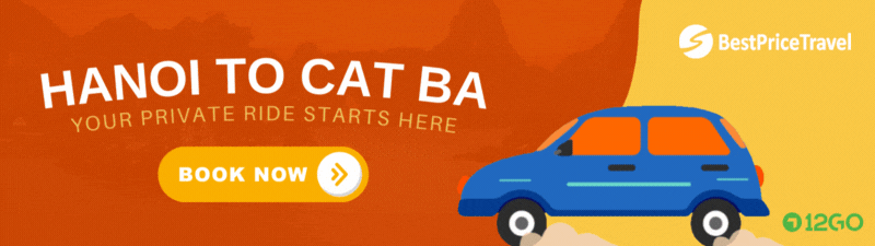 Book private car to Cat Ba now