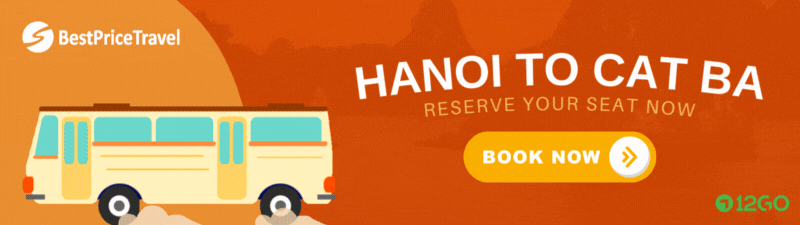 Book shuttle bus to Cat Ba now
