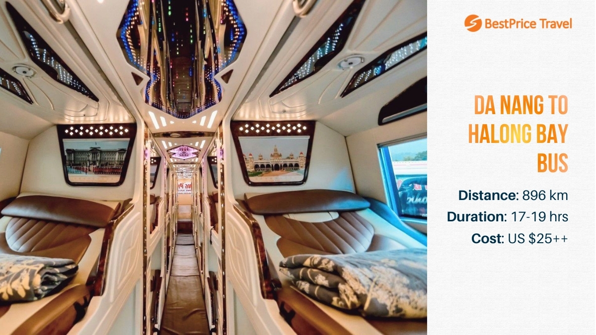 Da Nang to Halong Bay bus