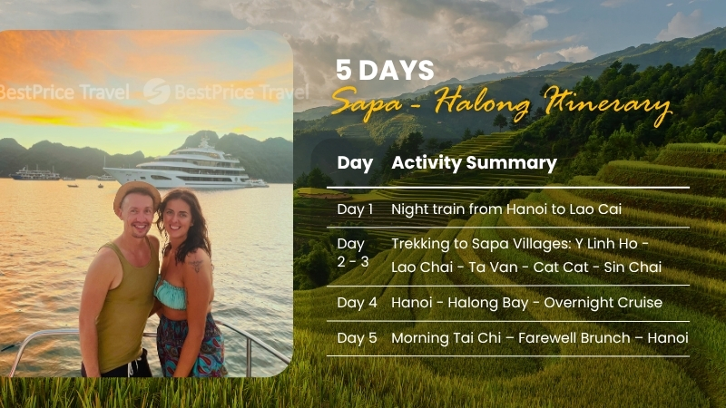 Sapa To Halong Bay Itinerary