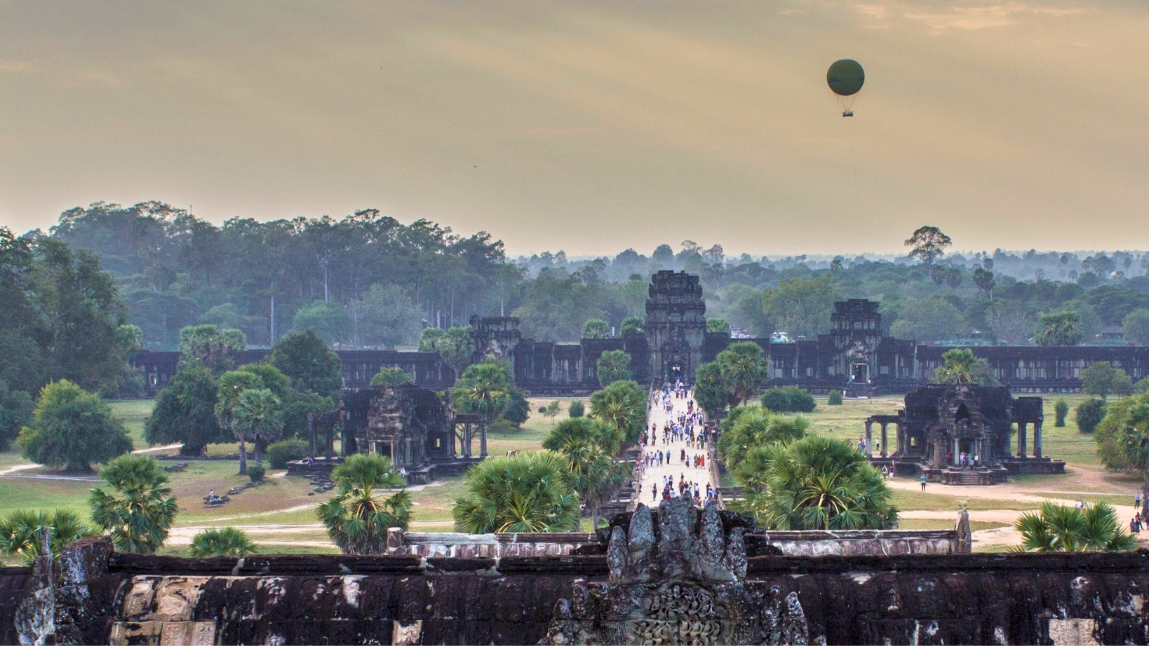 Hot Air Balloon Ride At The Outskirt Of Siem Reap