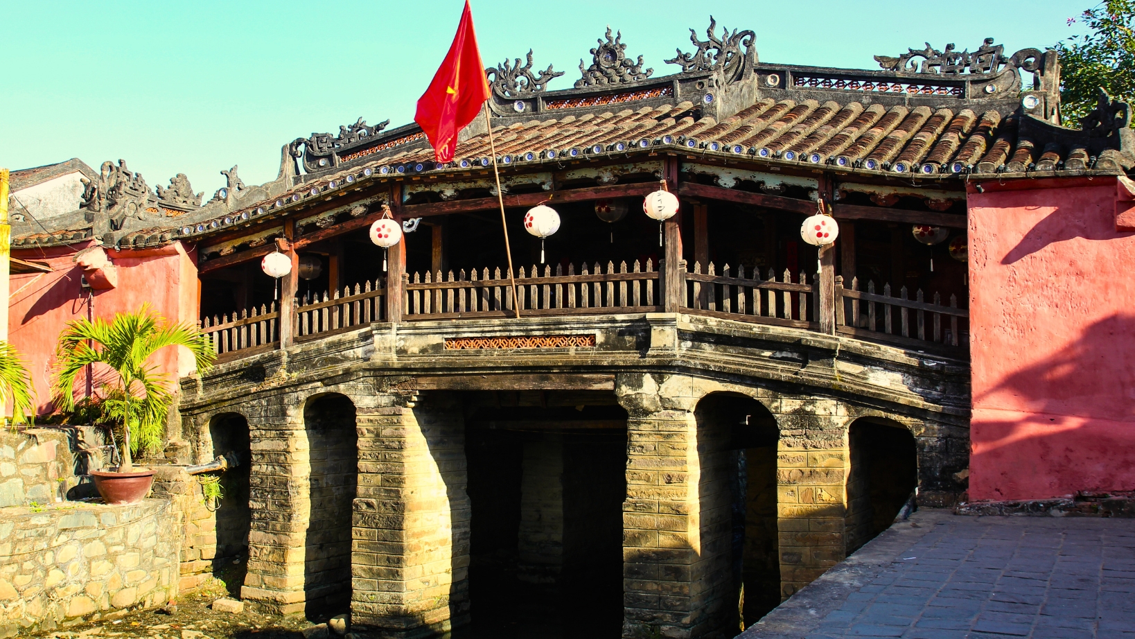 Iconic Japanese Covered Bridge In The Heart Of Hoi An