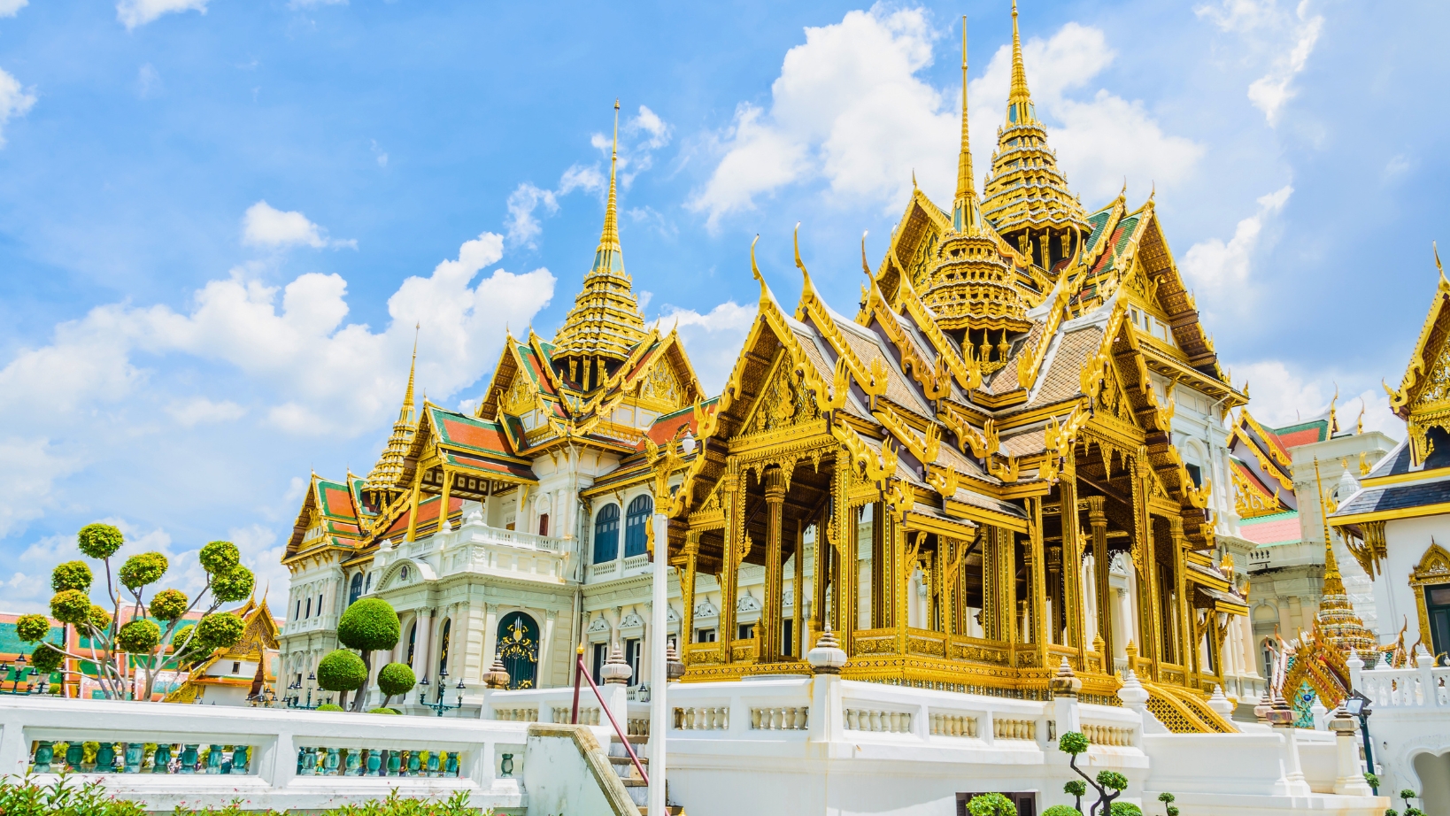 Majestic Architecture At The Grand Palace