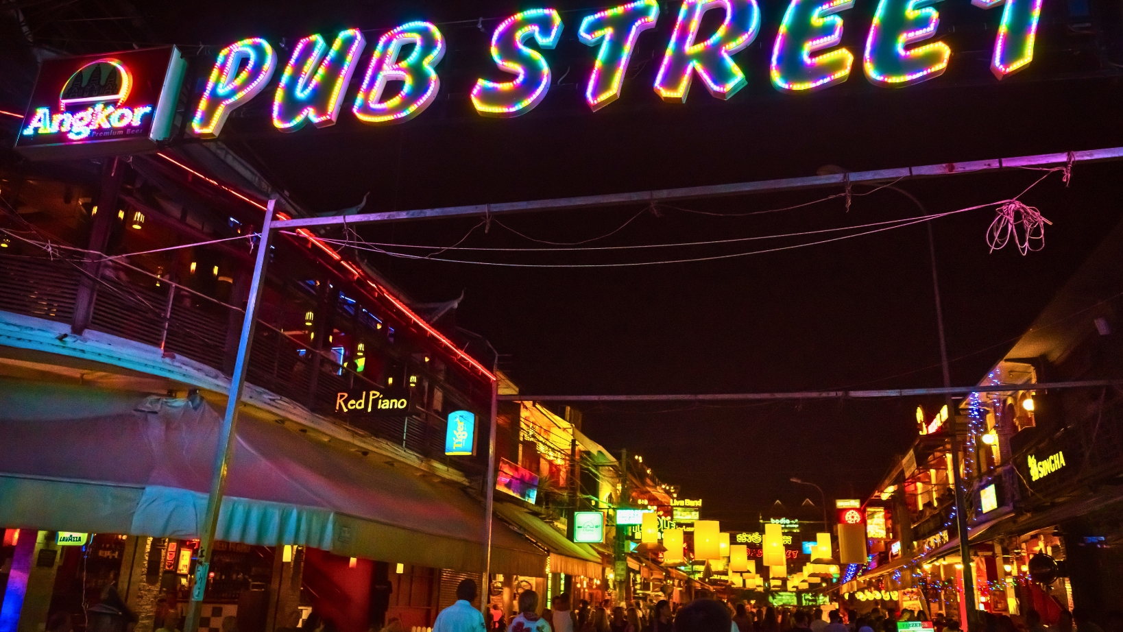 The Lively Nightlife Scene Of Pub Street, Siem Reap