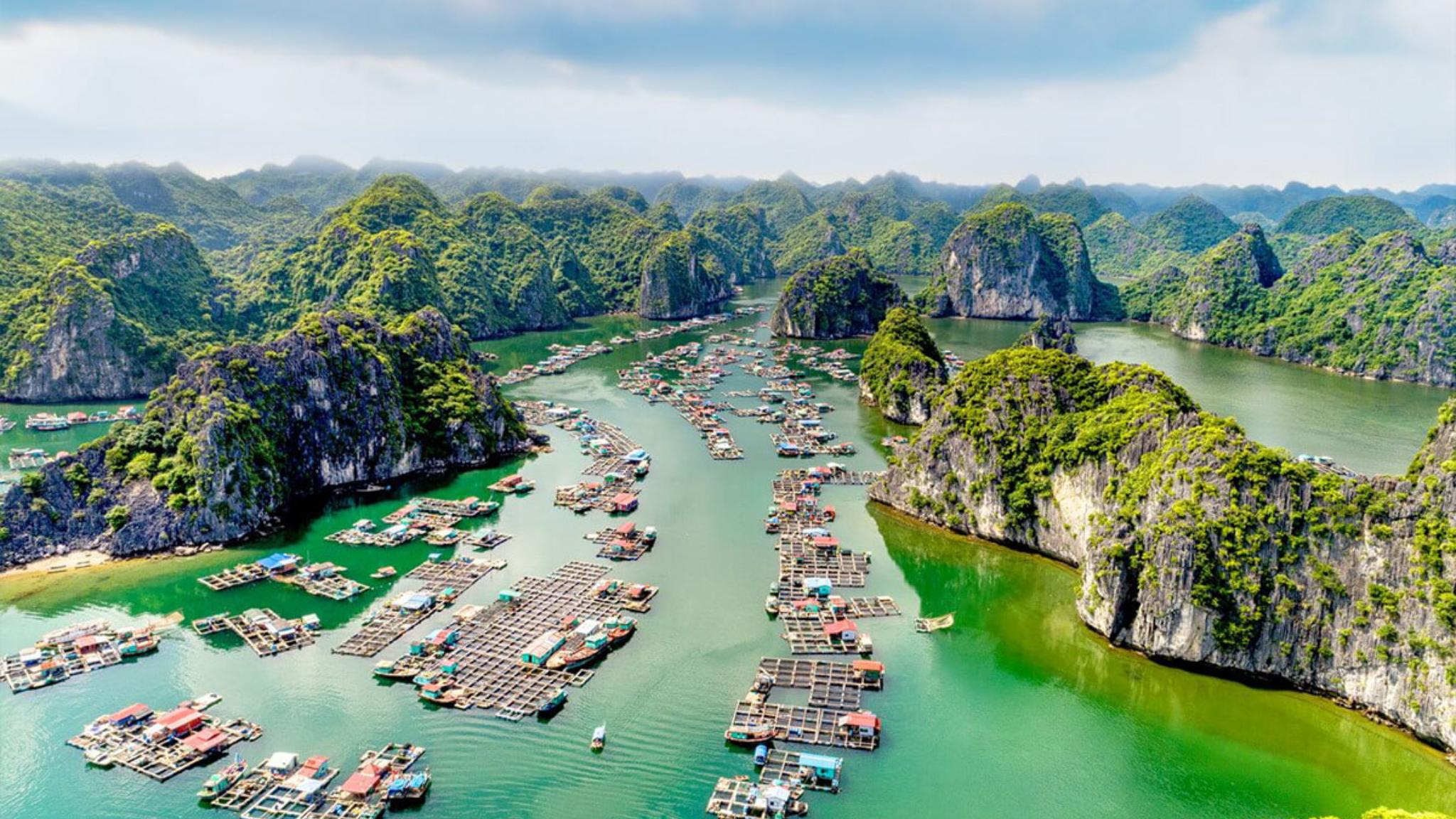 Bai Tu Long National Park with its pristine Ba Mun Island and scenic Cai De Cave