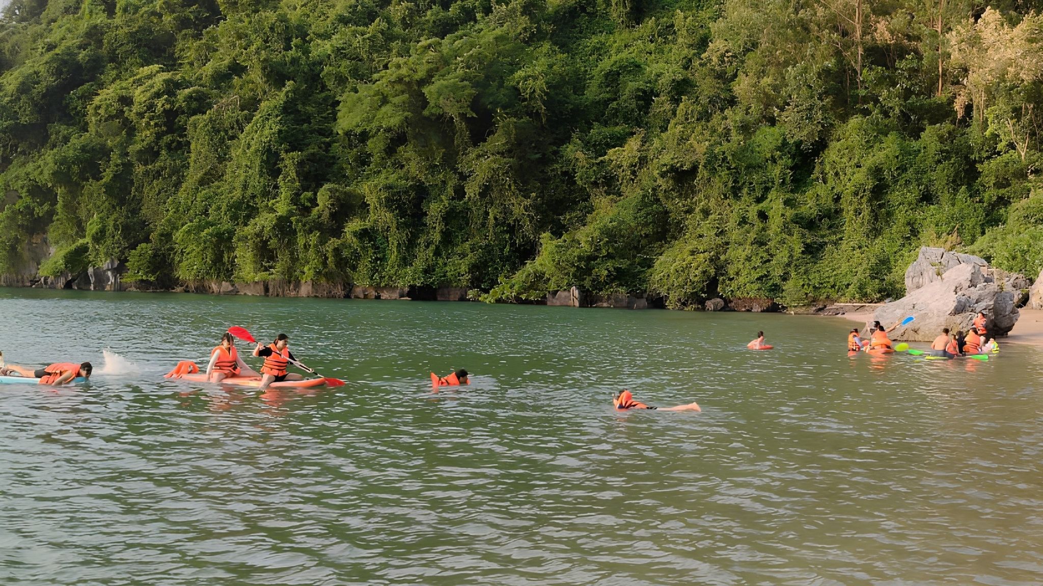 Kayaking is an exciting experience in Van Don.