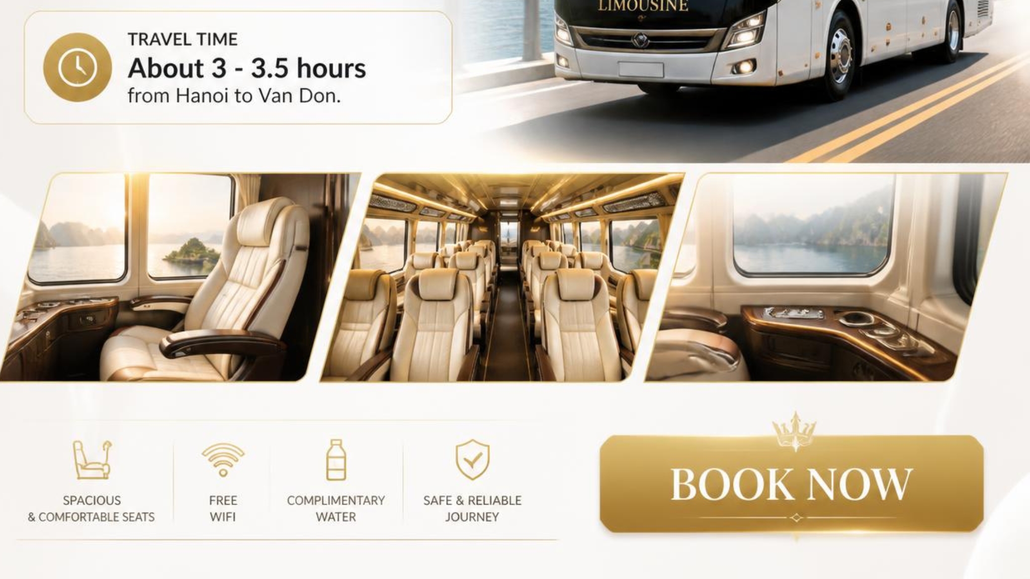 Luxury Limousine Bus