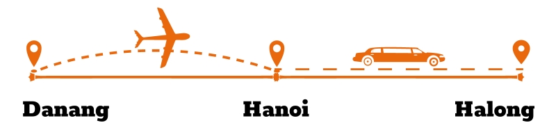 Danang Hanoi Halong