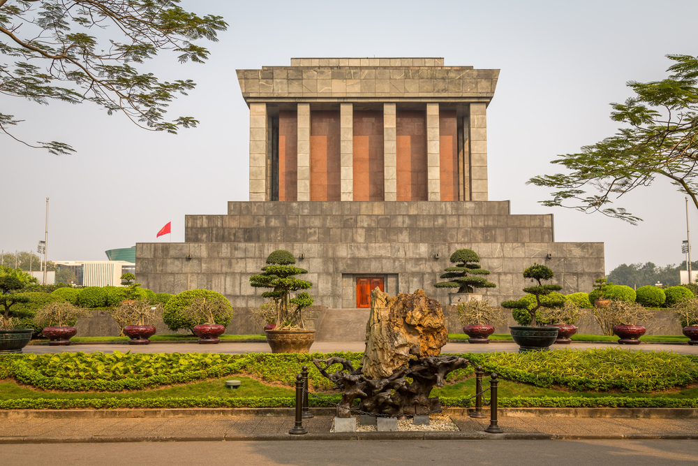 Take a trip to the Ho Chi Minh Mausoleum
