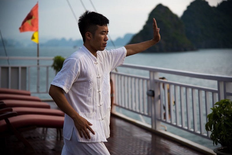 Tai Chi in Halong Bay: Indochina Sails