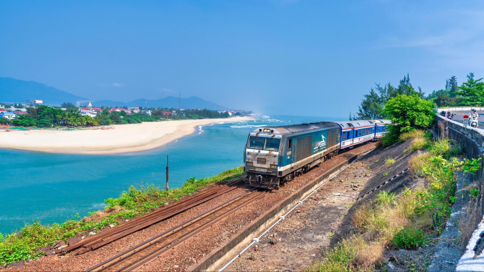 You can get to Ho Chi Minh City from Hanoi by train